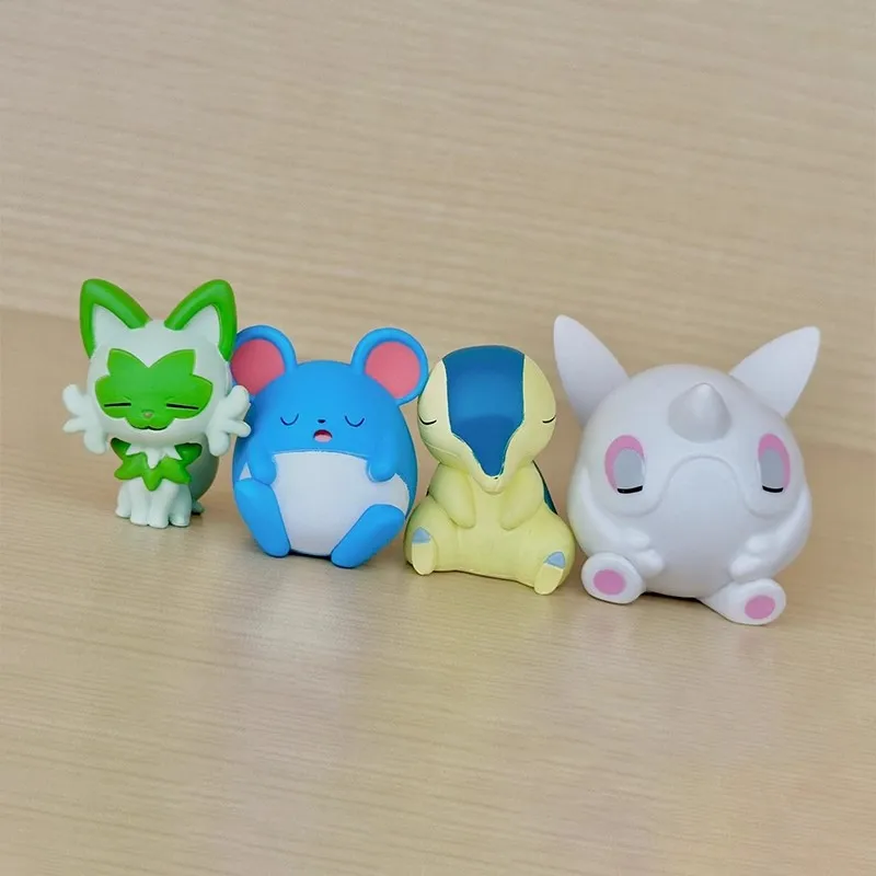 TOMY Оригинальные 4 шт. Gashapon Î Öl Pokémon Аниме Фигурка Игрушки Для Детей Подарок