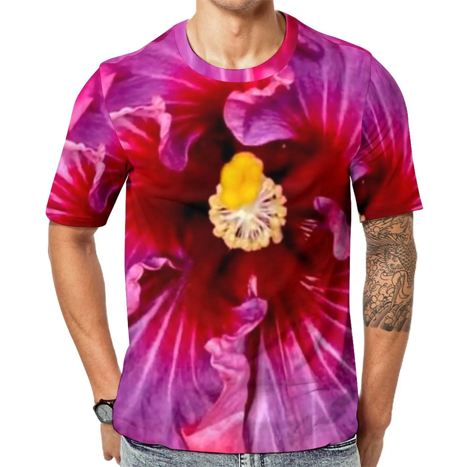 

Мужская летняя футболка с коротким рукавом, с принтом