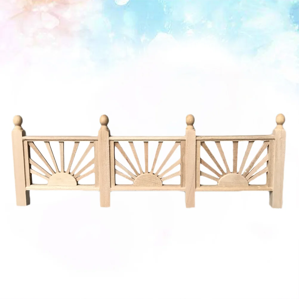 

Mini Deocr Balcony Fence Kids Play House Accessories Railing Toys Miniture Decoration