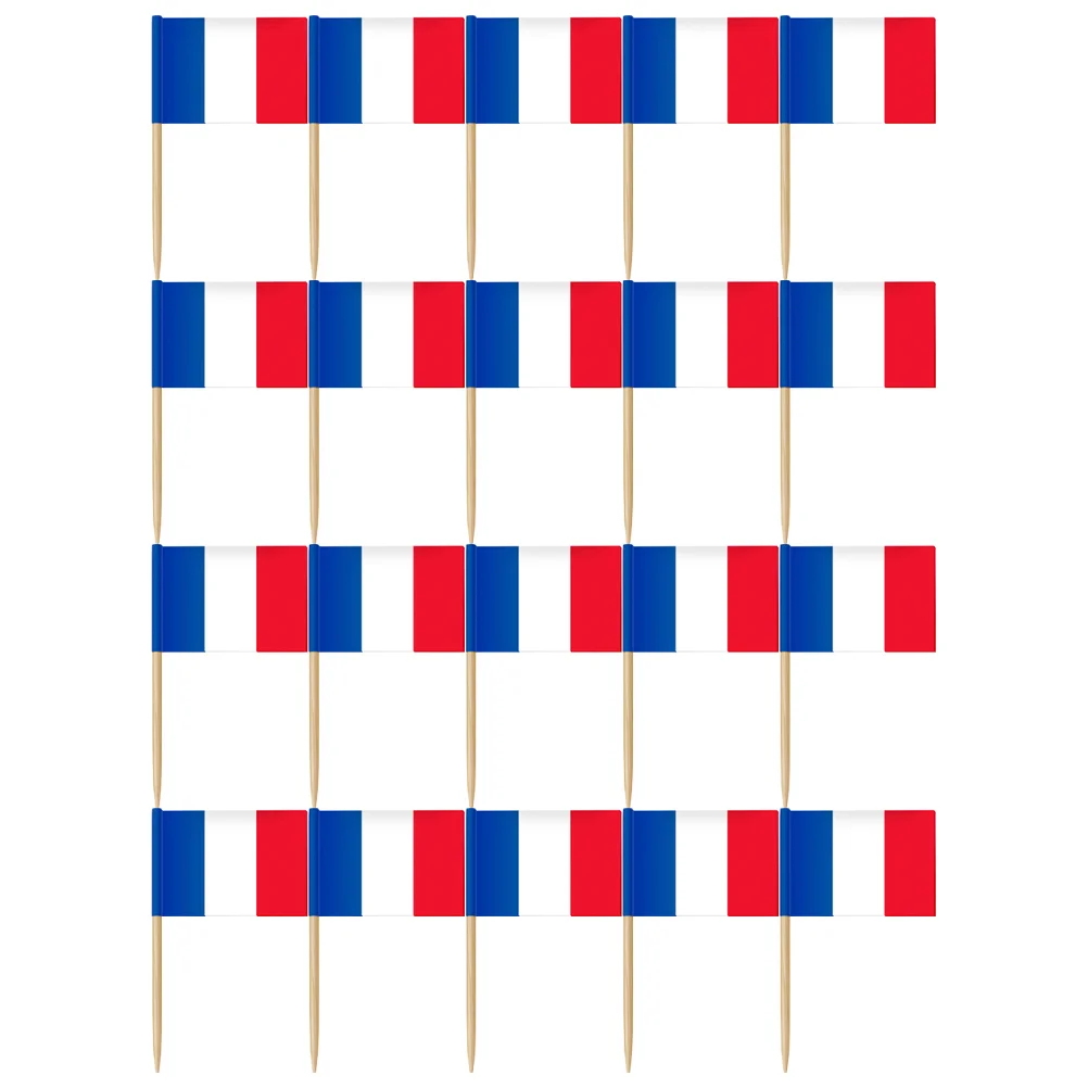 

Germany Cocktail Ornament Decorative Toothpicks Flag Disposable Fruit Americana