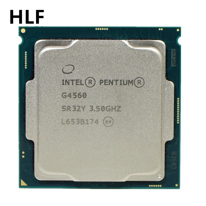 

Процессор Intel Pentium G4560, 3 Мб кэш-памяти, 3,50 ГГц, LGA1151, двухъядерный процессор для настольных ПК
