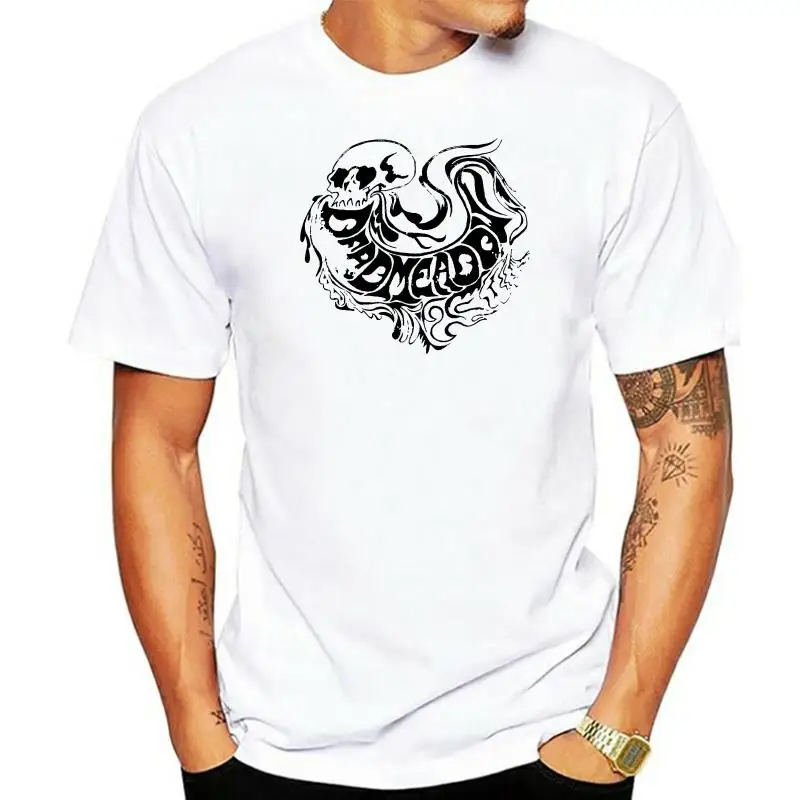 

Custom Made Good Quality T Shirt Dead Meadow Skull Soft T-Shirt Crew Neck Regular Short Tee Shirt For Men YVBSMHZZ