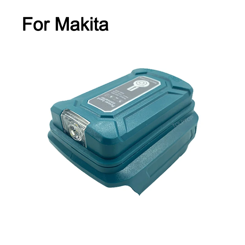 

USB адаптер с фонариком для аккумуляторов Makita/Dewalt/HongSong