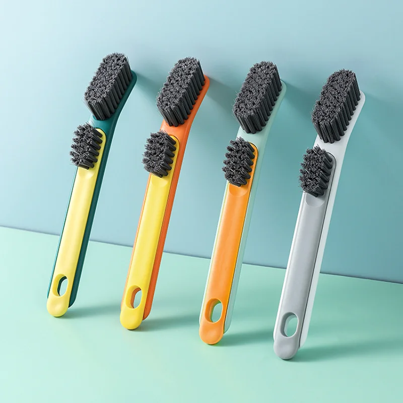 

1 Pc Soft Bristle Laundry Scrubbing Brush White Shoe Collar Cleaning Brush Detachable Household Shoe Washing Brush Home Supplies