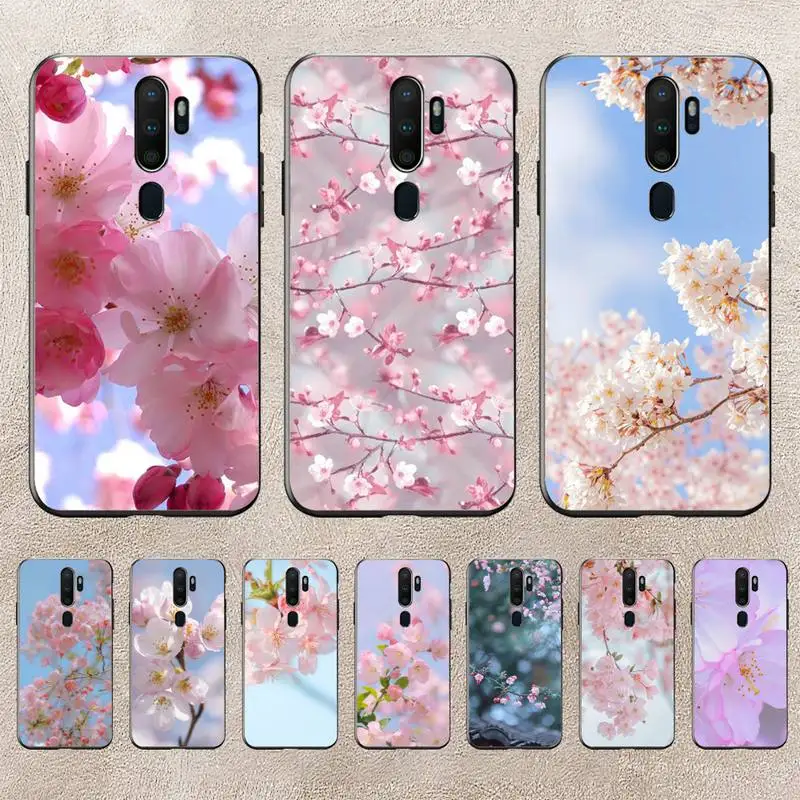 

Cherry Blossom Flower Phone Case For Redmi 9A 8A 6A Note 9 8 10 11S 8T Pro Max 9 K20 K30 K40 Pro PocoF3 Note11 5G Case