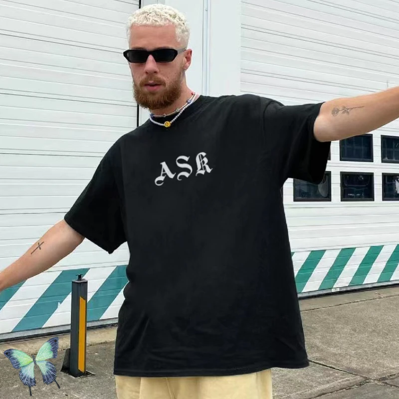 

ASKYURSELF T-shirt 100% Cotton Oversize T Shirt