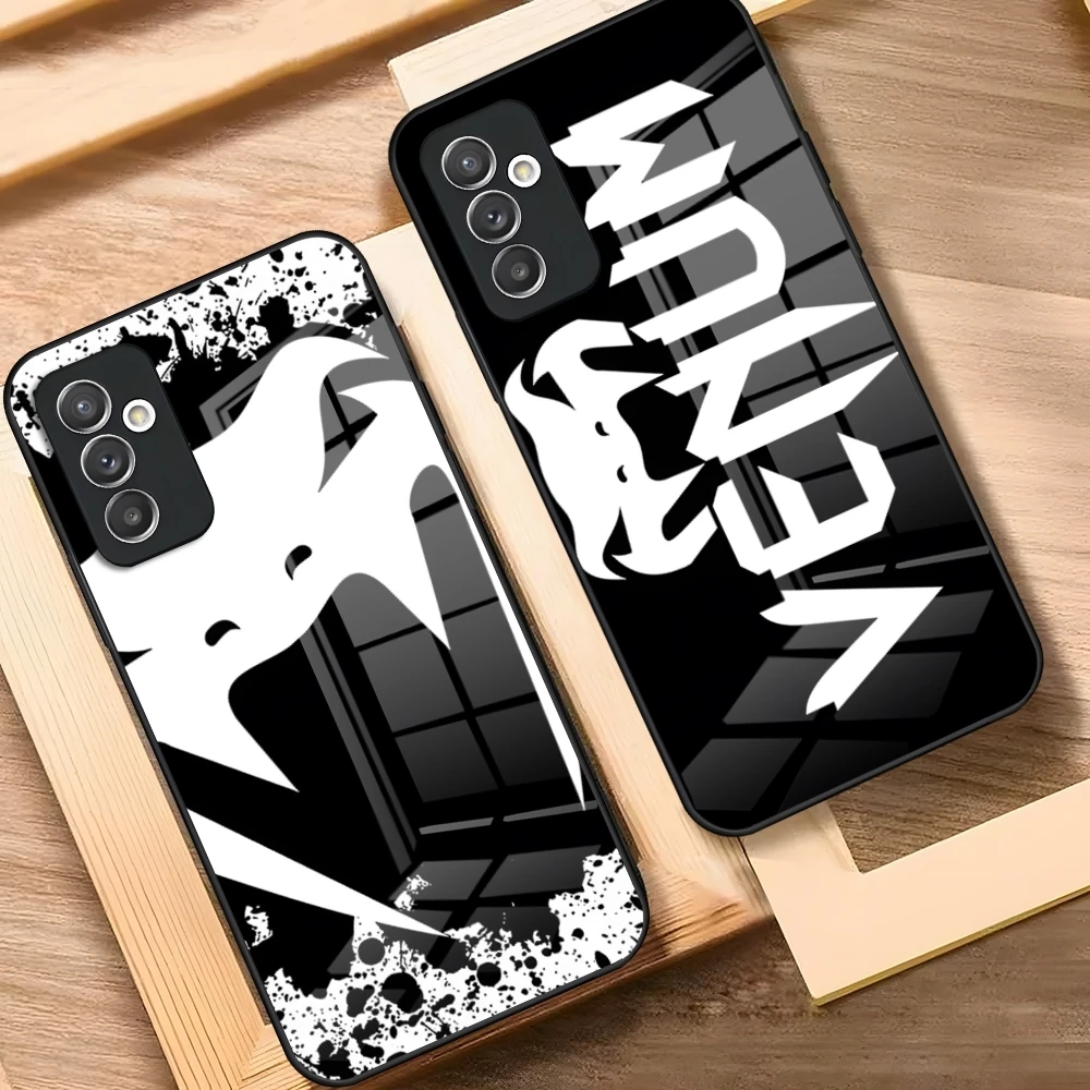 Чехол для телефона MINISO V-venumS Samsung A52 A71 A21 Galaxy A34 A14 A32 M14 S24 S23 S22 S21 S20 FE Glass Cover