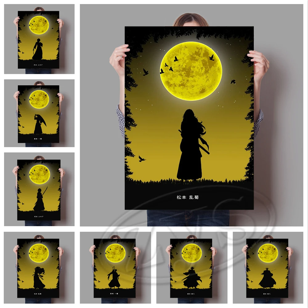 

Отбеливающие картины на холсте с принтом аниме Hd, винтажные украшения для дома, плакаты, классические настенные картины для гостиной, худож...