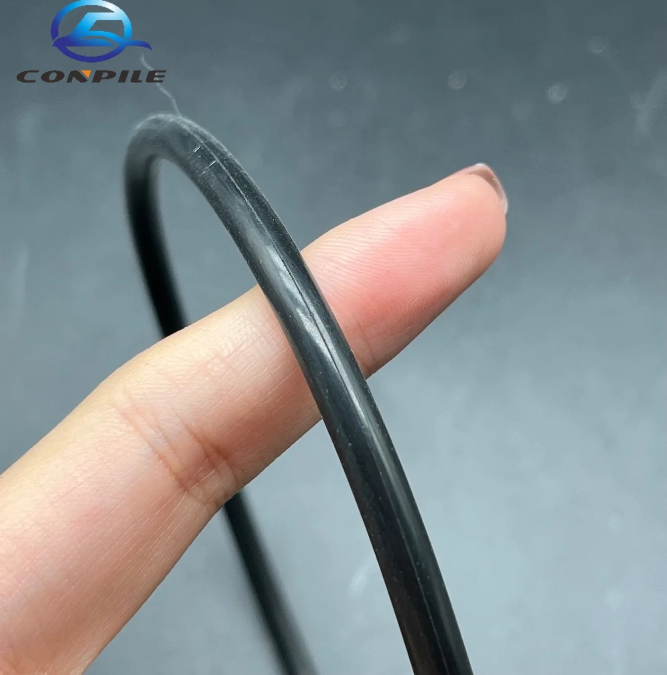 

1pc round rubber drive belt for walkman repeater cassette deck counter audio tape recorder 4mm