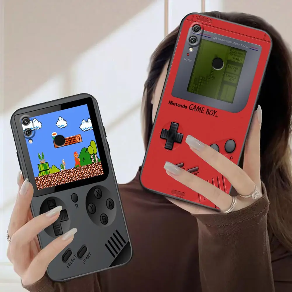 

Classic Mobile Game-Boy Girl Model Case For Honor 70 60SE 60 50 X40 X40I 30I 20I 20 9X 8X X9 X8 X7 X6 Pro Plus Lite Cover Funda