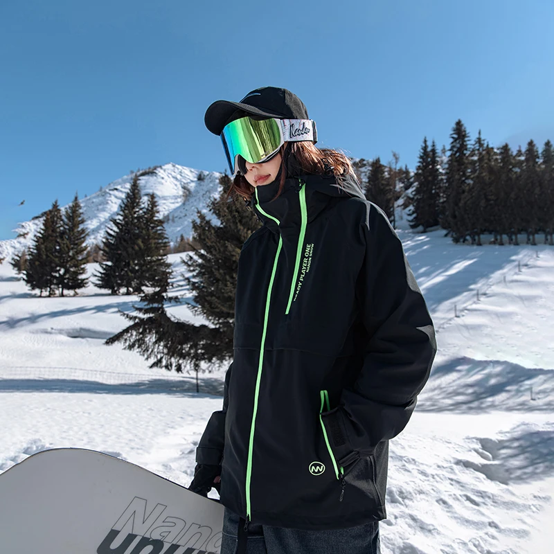 NANDN лыжная куртка водонепроницаемая теплая износостойкая модная для сноуборда