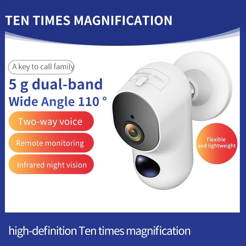 

Беспроводная IP-камера с Wi-Fi, PTZ, 720P, 720P