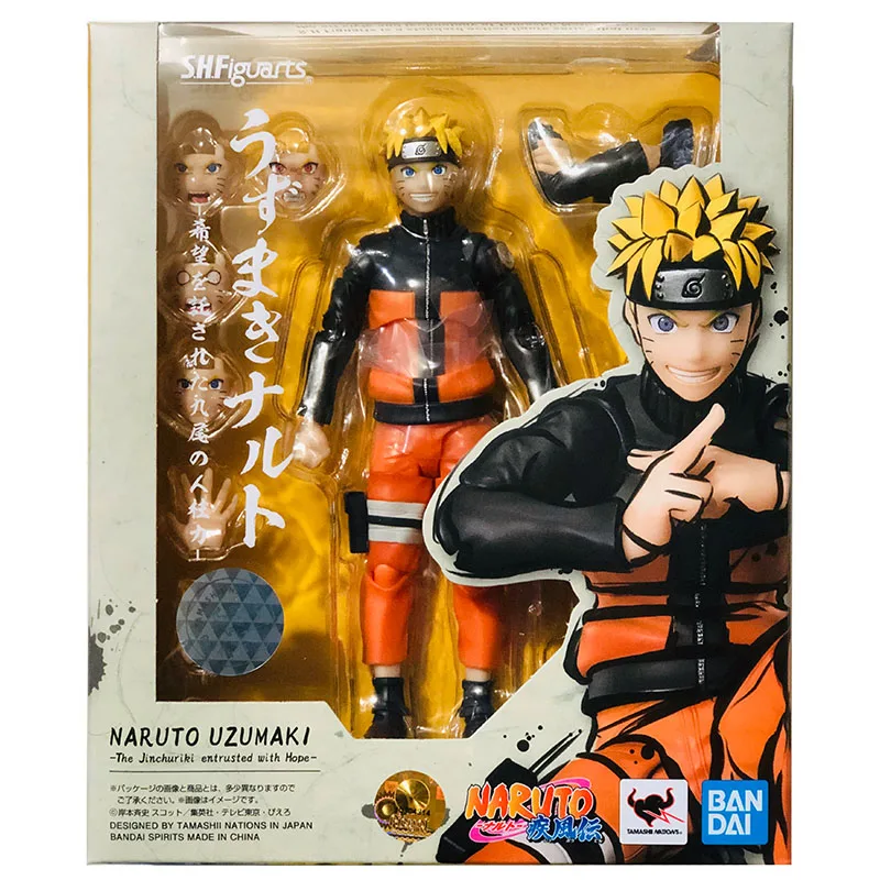 Фото Оригинальные подвижные фигурки Bandai SHF по аниме Наруто: Узумаки, Саске, Какаши, Сакура, Орочимару №5