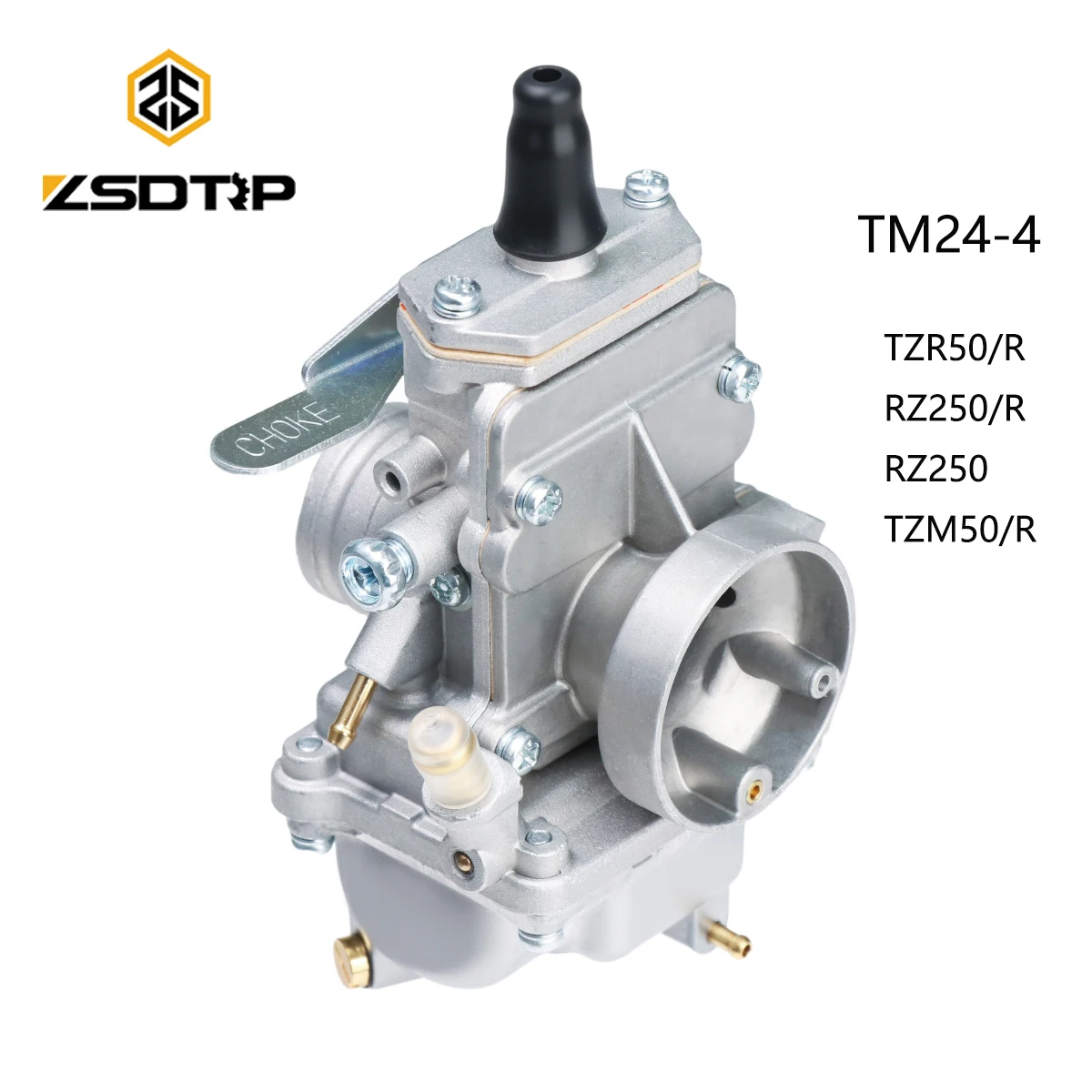 Фото Карбюраторы ZSDTRP TM24-4 24 мм серии TM с плоским дросселем, аналог Mikuni TM 24, для YAMAHA RZ50 TZ50 TZM50 TZR50R №1