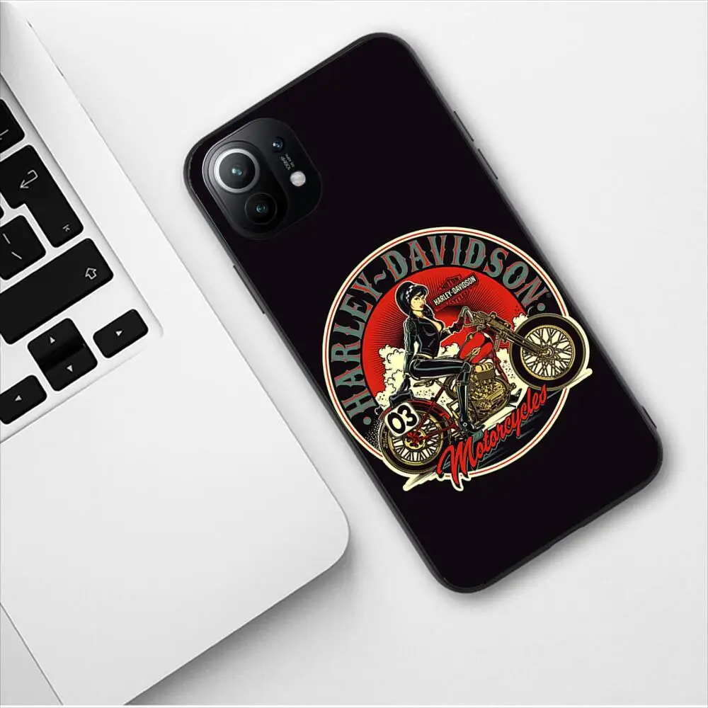 Motorcycle Harleys Davidsons Phone Case For Xiaomi 13 12 11T 9 11 10C 9T 8 9SE 11i Lite Ultra Note10 Poco F3 M4 M3 Pro New Cover