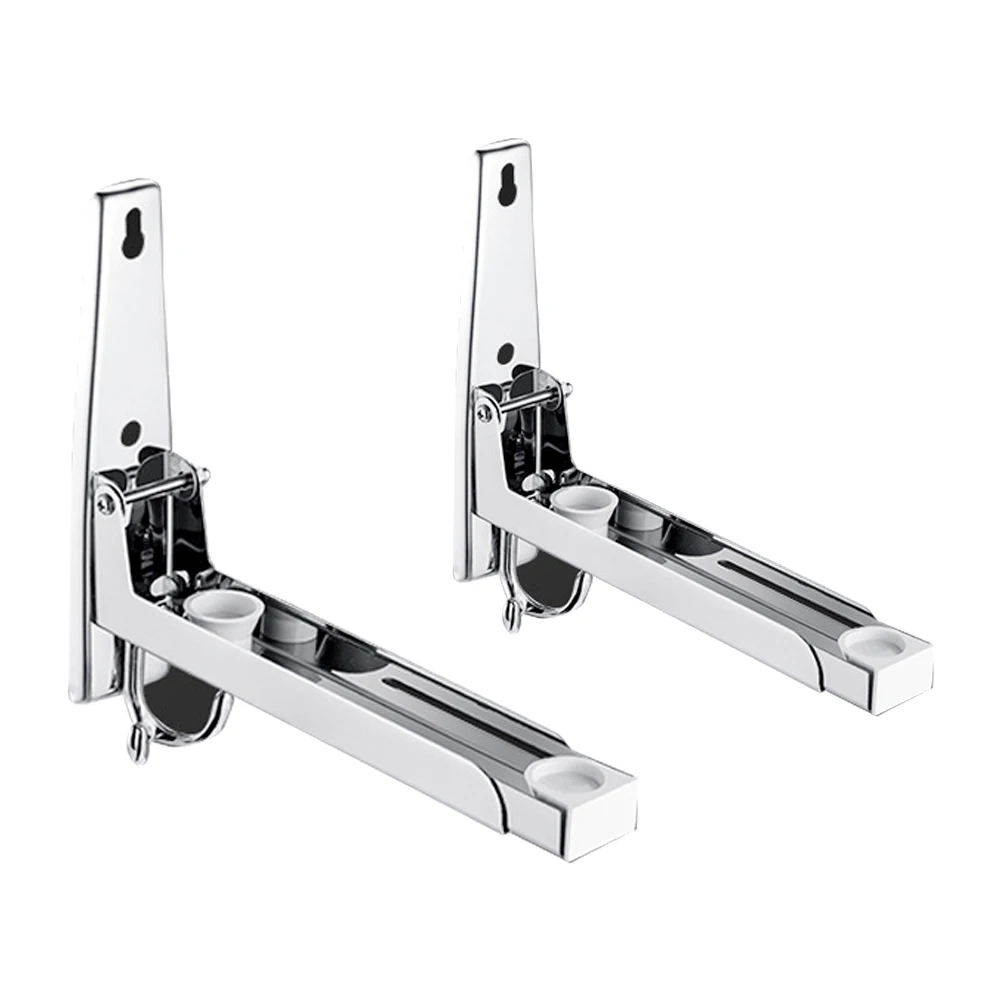 

Microwave Oven Bracket Wall Mount Support Easy Install Floating Shelf Rack Telescopic Foldable Thickened Universal Frame Kitchen