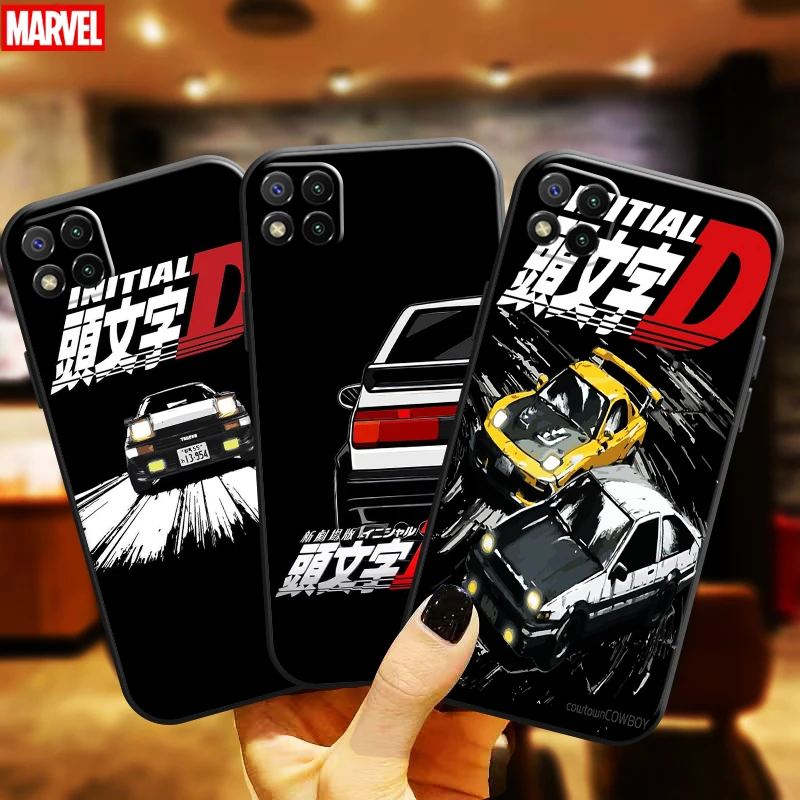

Anime Initial D For Xiaomi Redmi 9C Phone Case Redmi 9C Back Silicone Cover Funda Coque Carcasa