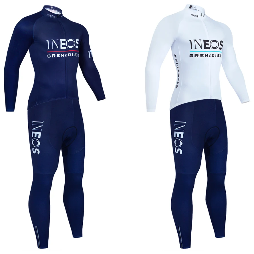 

2024 INEOS Cycling Jacket Bibs Pants Suit ITALIA Team Ropa Ciclismo Men Women Winter Thermal Fleece Bike Jersey Clothing
