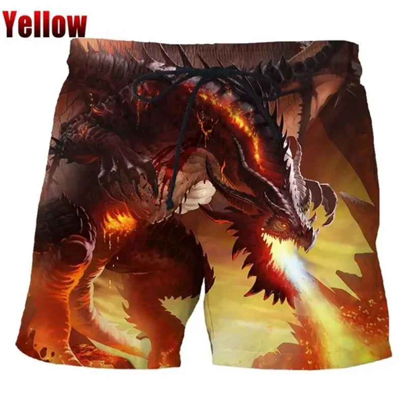 

Dragon Ajatar Beach Shorts Men 3D Printed Board Shorts Swimsuit homme 2023 Summer bermudas masculina Trunks Cool Kids Ice Shorts