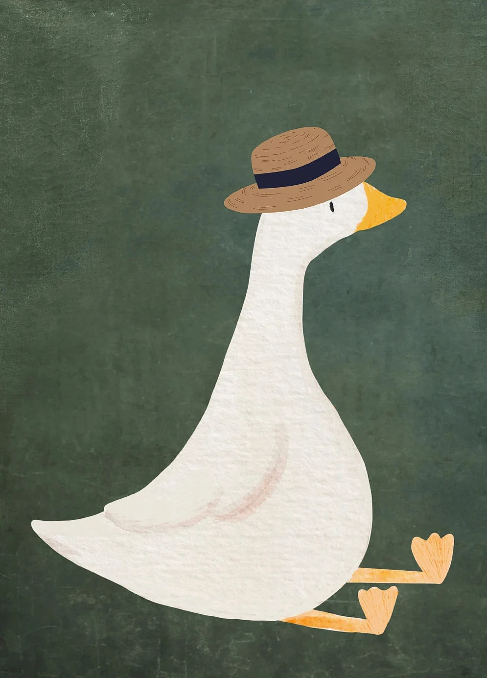 Постер Silly Cute Goose серия печать на холсте