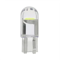 10pcs led car wedge parking light side door bulb instrument lamp auto license plate light for t10 w5w wy5w 168 501 2825 cob