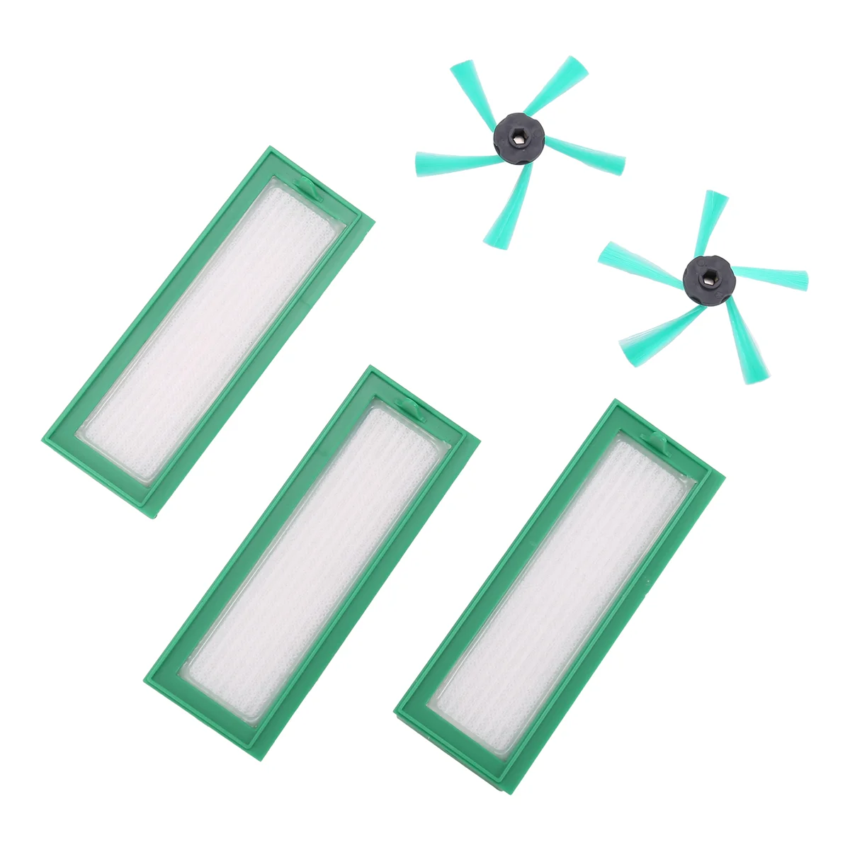 Набор аксессуаров для вакуумных роботов Vorwerk Kobold VR200 и VR300 — 3 фильтра HEPA 2 боковых