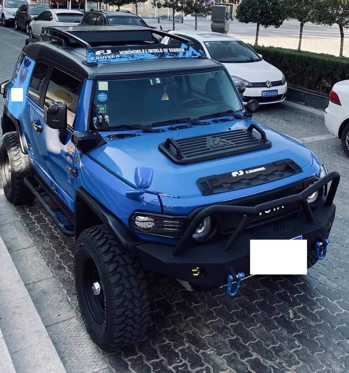 

Для Toyota принадлежности для FJ cruiser hood Модифицированная передняя крышка декоративная крышка обновление передней решетки радиатора декоратив...