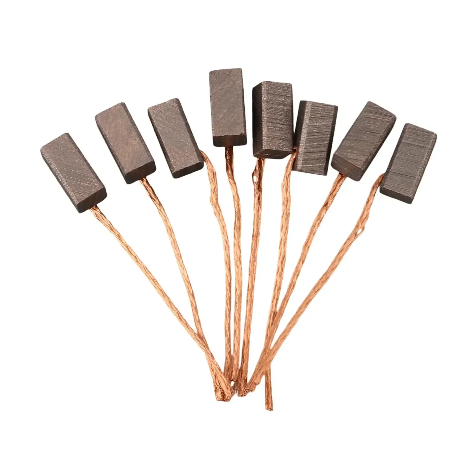 8 шт. графитовая медная угольная щетка для двигателя карбюранов автомобилей