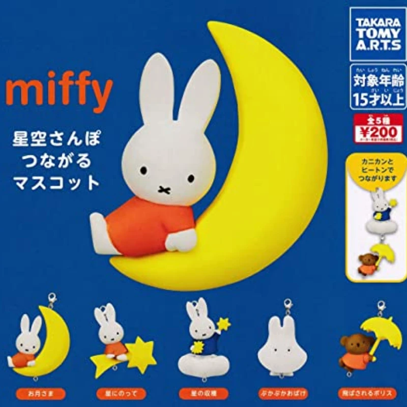 

Japan Genuine TAKARA TOMY Capsule Toys Cute Miffys Rabbit Anime Cartoon Figures Models Pendants Dolls Decoration Kids Gifts