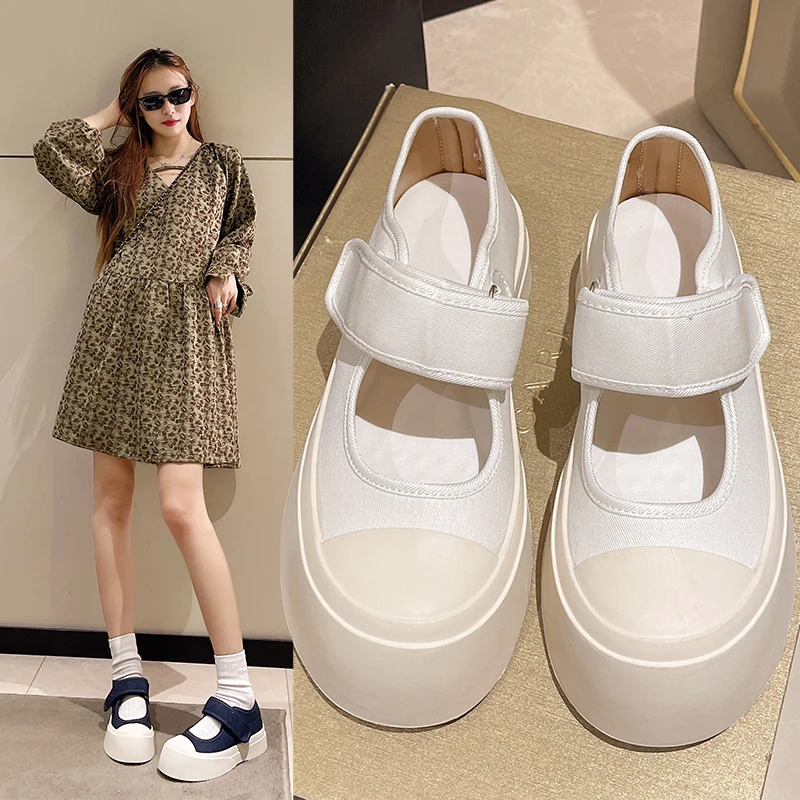 

Beige Heeled Sandals Shoes Closed Toe 2023 Summer Med Clogs Wedge Mary Jane Black Comfort Sports Girls Medium Spring Platform