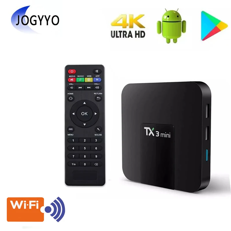 

TX3Mini Mini Smart TV Box Android 10.0 1G 8G 2G 16G 4K Allwinner H313H.265 2.4G 5G Dual Wifi Set Top Box Media Player