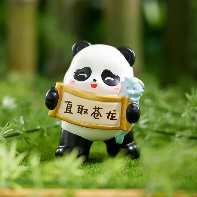 Серия для подготовки экзамена в виде панды слепая коробка экшн-фигурка стиле