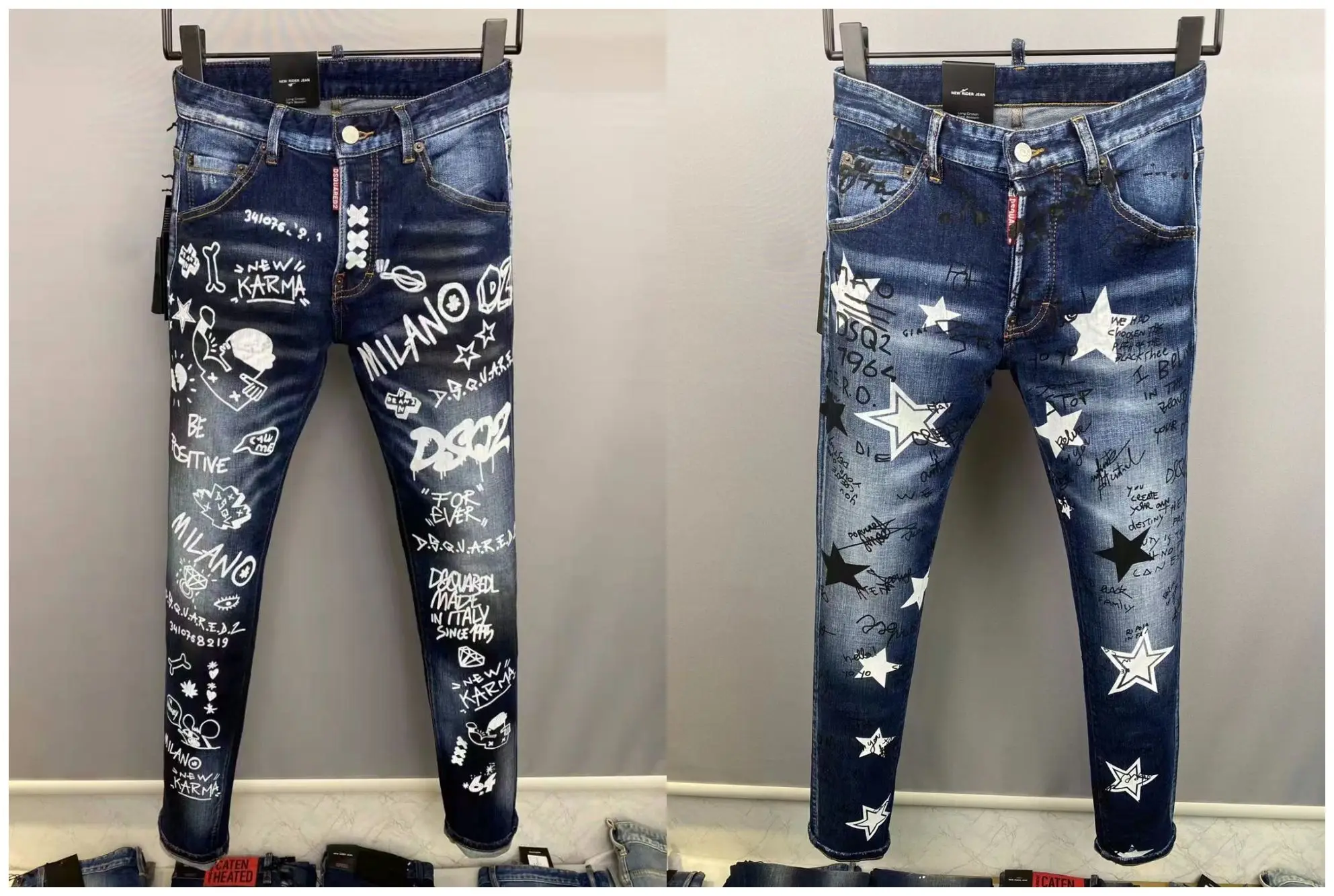 Новинка 2022 мужские Модные потертые изношенные рваные и окрашенные локомотивные