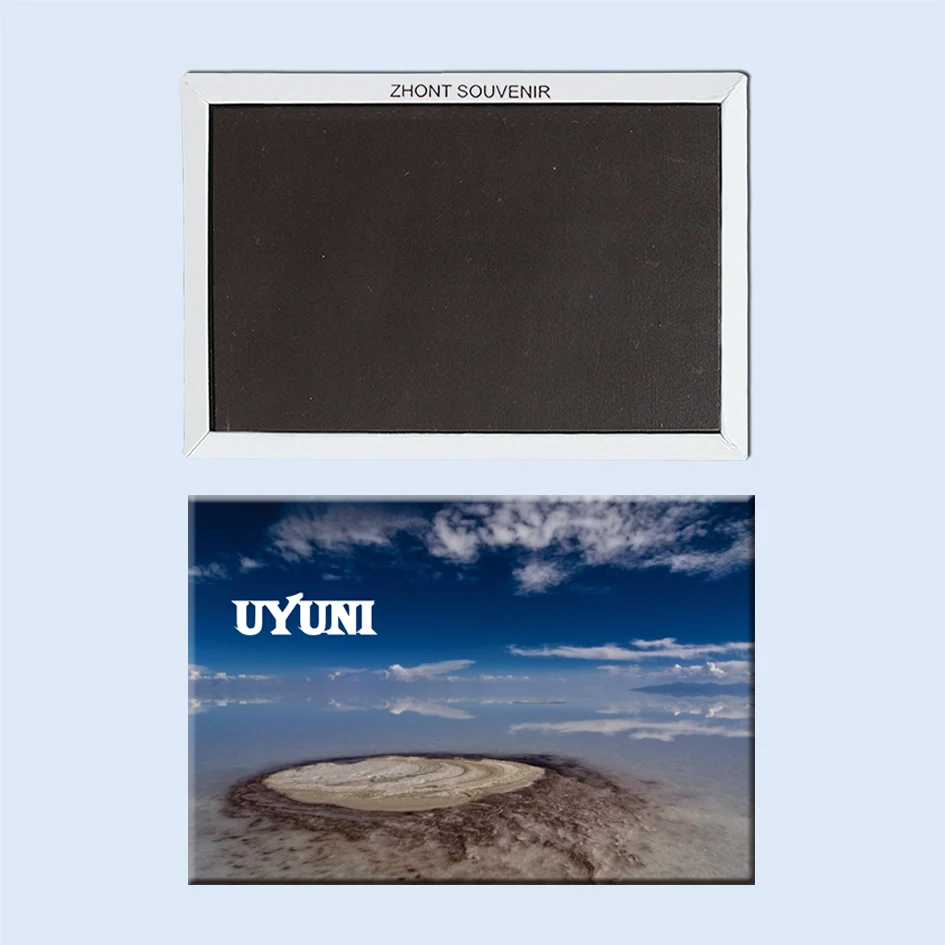 Прямоугольный металлический телефон Salar de Uyuni сувенир туристические магниты на
