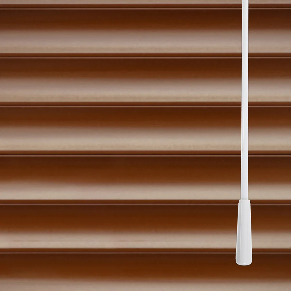 

2 шт. Стекловолоконный поворотный стержень, белые шторы, маленькие оконные жалюзи с длинным наклоном