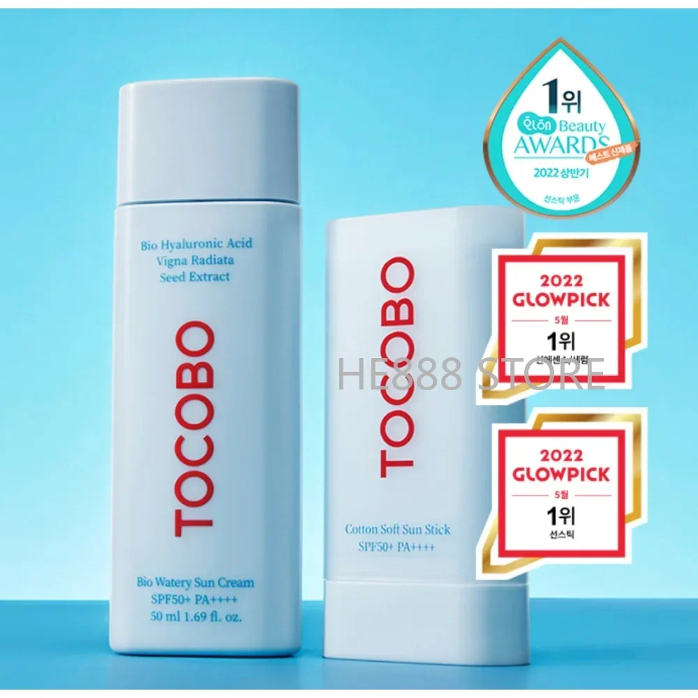 Хлопковая мягкая Солнцезащитная палочка Tocobo SPF 50 + PA ++++ 19 г солнцезащитный крем от