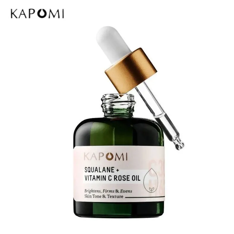 

Kapomi 30ml Squalane Essential Oil Vitamin C Rose Oil Deep Anti-Wrinkle Serum Anti-Aging Moisturizing Whitening Brighten Skin
