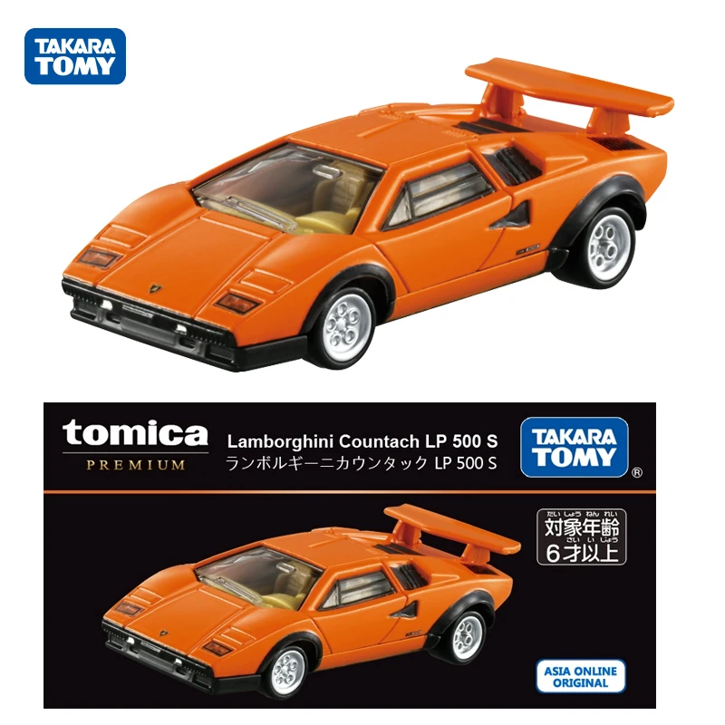 

Оригинальный автомобиль Tomica премиум класса Lamborghini Countach LP500S литые автомобили 1/64 металлическая модель детские игрушки для мальчиков коллекционные