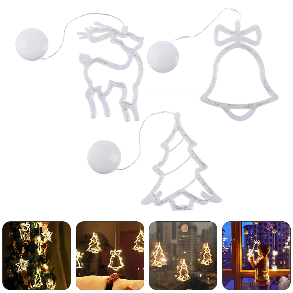 

3 Party Wall Lamp Christmas Lamp Decoration Lamp for Gift Wall Window Showcase