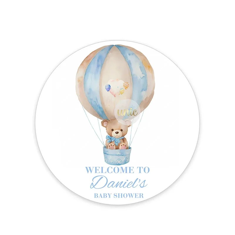 

Персонализированные наклейки на день рождения 100 шт.