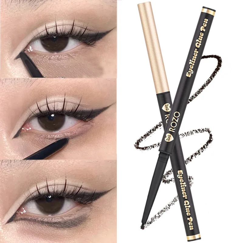 

Waterproof Matte Eyeliner Gel Pencil Pigment Lasting Brown Black Not Blooming Lying Silkworm Eyeliner Pen Eyes Makeup Cosmetic