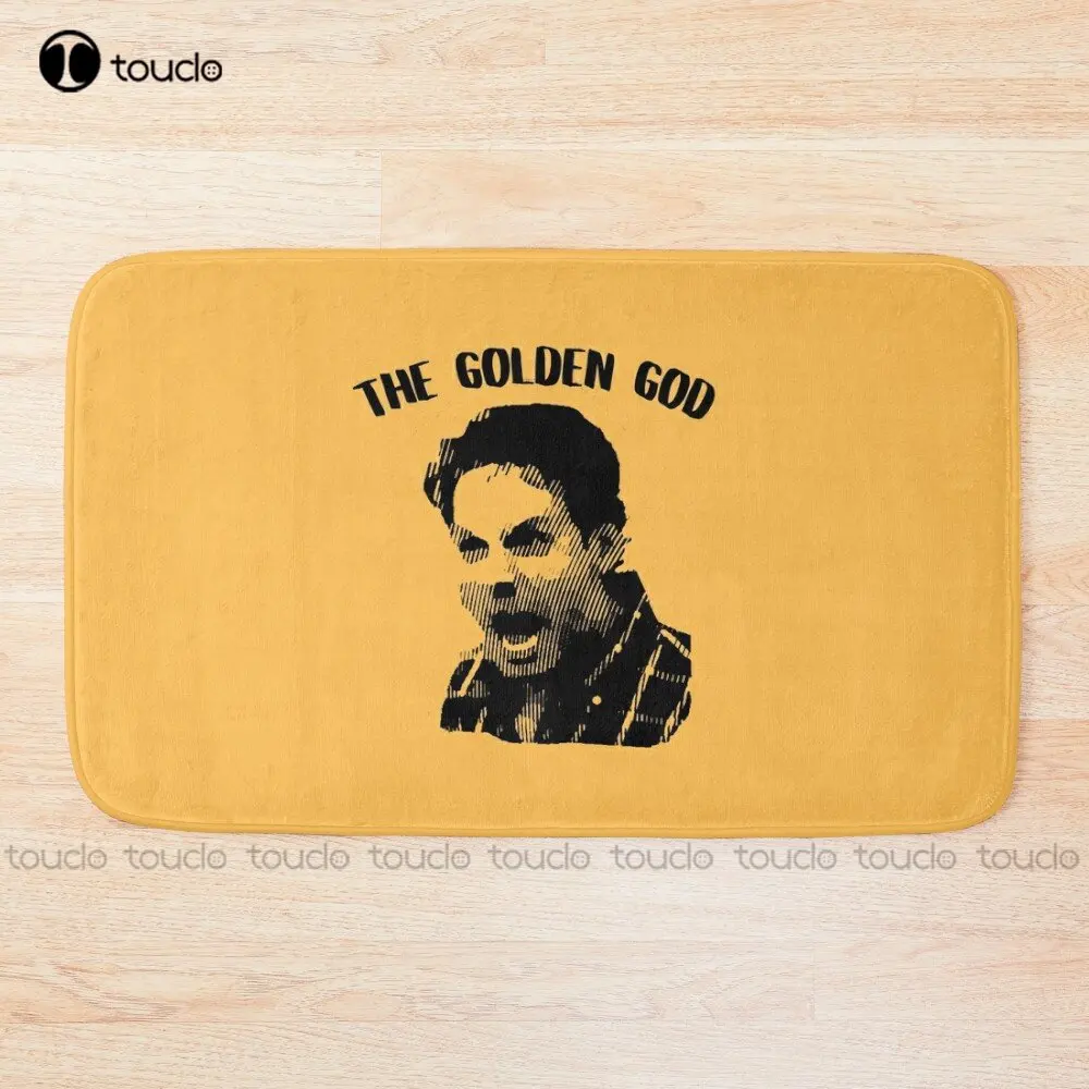 

Золотой бог Деннис рейнольд, его всегда солнечный, Глен хоэртон коврик для ванной черный коврик для ванной