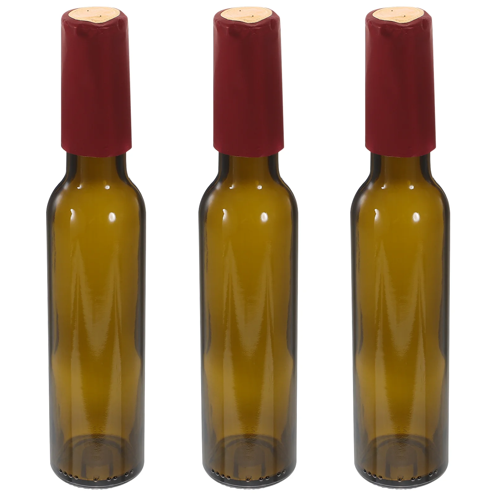 

3pcs Bottle Portable Empty Bottle Reusable Glass Bottles DIY Craft Glass Bottles