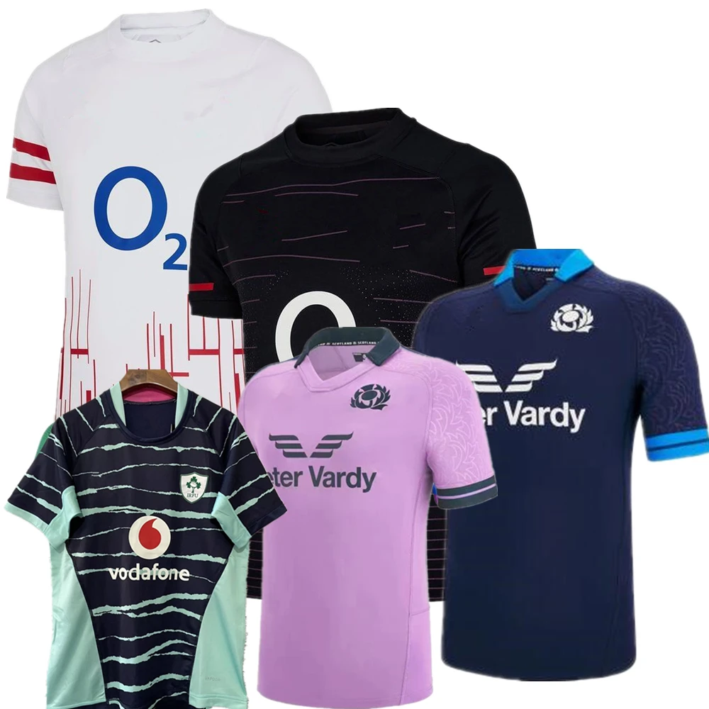 

2023 six Nations jersey Ireland Scotland RUGBY JERSEY home away Alternate rugby shirt big size 4xl 5xl All Teams t-shirt