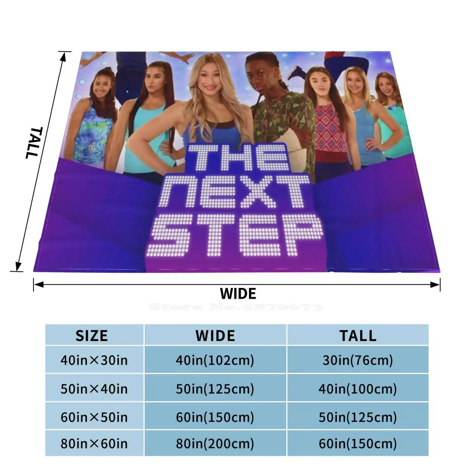 The Next Step Креативный дизайн Легкое тонкое мягкое фланелевое одеяло A Troupe Dance School