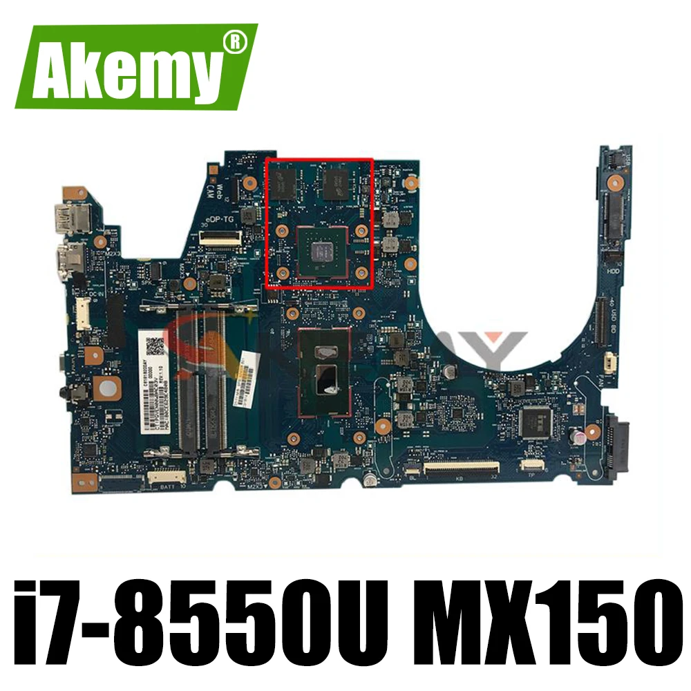 

924006-601 For HP Envy 17-A 17M-A 17-U2 laptop motherboard 6050A2922701-MB-A01 original mainboard with i7-8550U CPU MX150 4GB