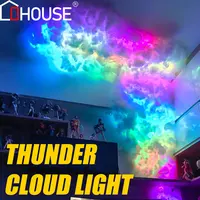RGBIC Thunder Cloud Light Led Strip Light Smart Lightning Cloud Light DIY Atmosphere Night Lamp for Bedroom E-sports Room Decor