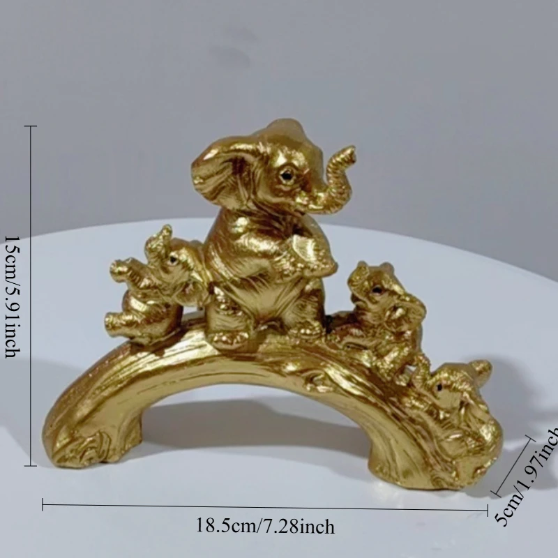 

Статуэтка семья слонов полимерная