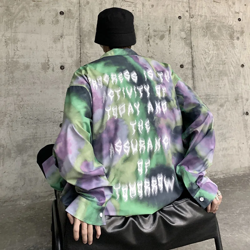 

Рубашка Hybskr мужская с длинным рукавом, модная Повседневная Блузка в стиле Харадзюку, в стиле хип-хоп, брендовый дизайнерский кардиган оверс...