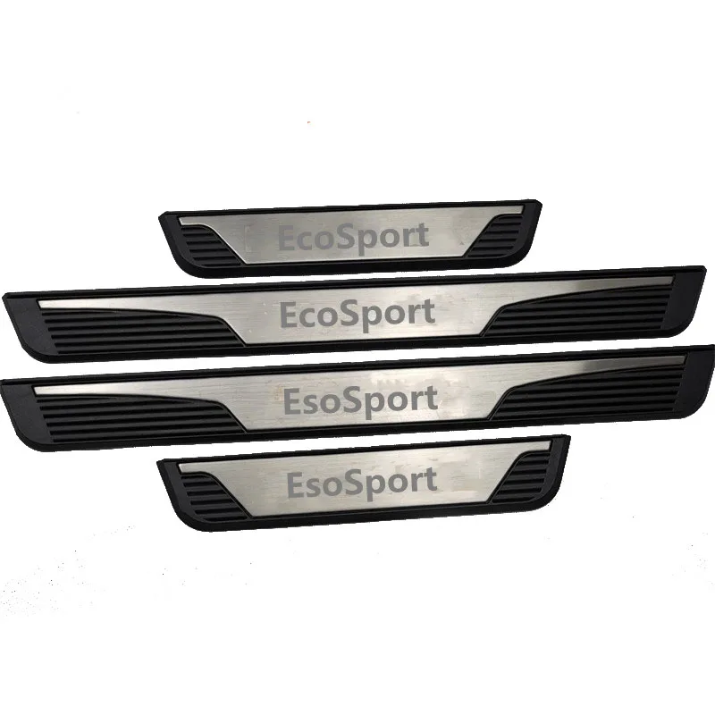 

4 шт., накладки на порог автомобиля из нержавеющей стали для Ford Ecosport 2013- 2017